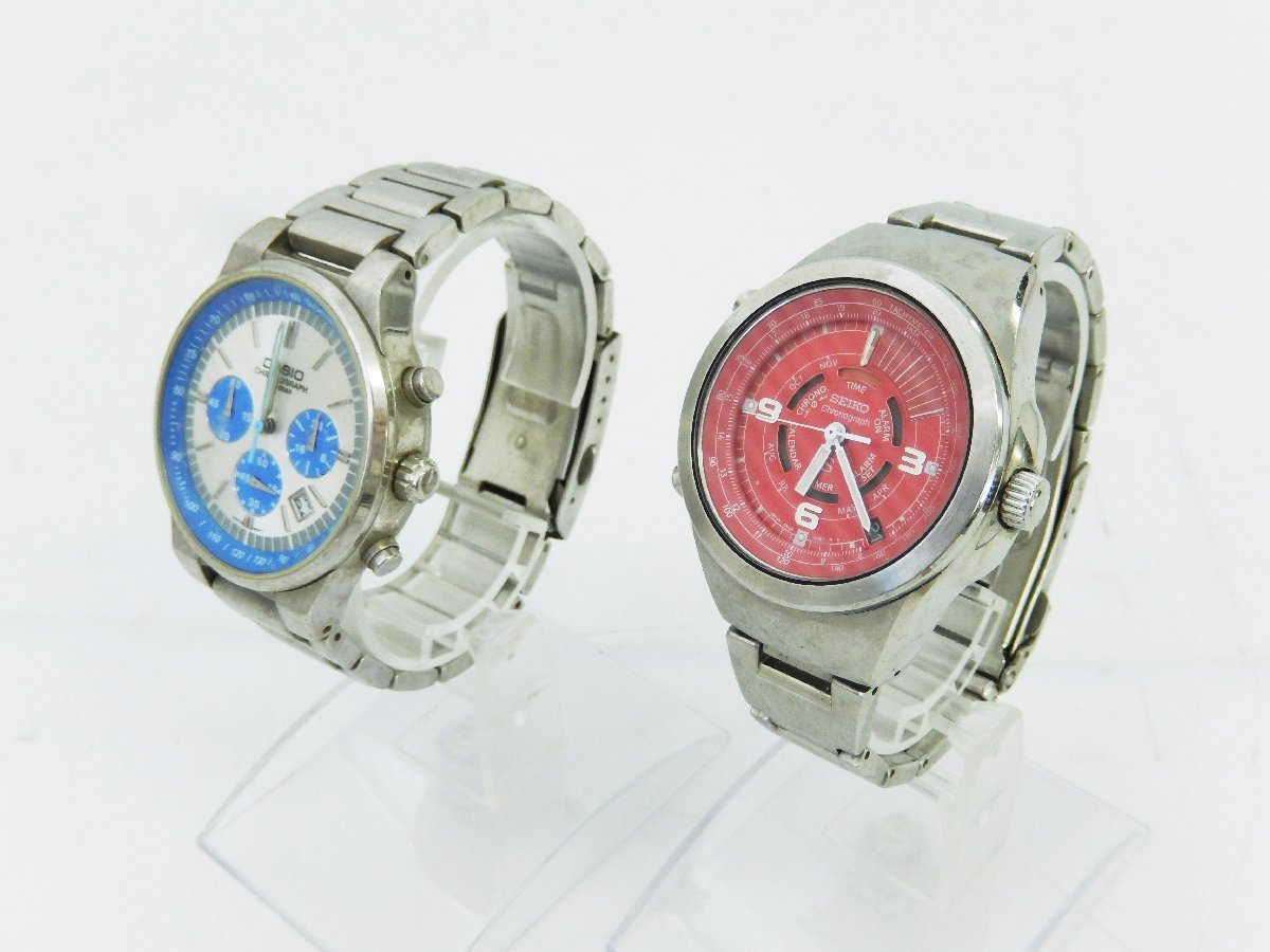 箱説完備 稀少美品 SEIKO SUS クロノグラフ SCFR003