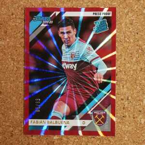 panini chronicles donruss soccer Fabian Balbuena 99シリ パニーニ サッカー ファビアン・バルブエナ ウェストハム rookie ルーキー