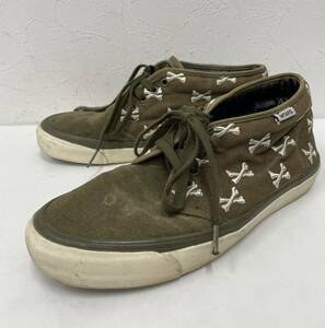 WTAPS × VANS ダブルタップルス × バンズ ハイカットスニーカー 27.5cm カーキ 721278 メンズ