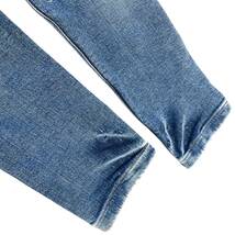 定価3.7万 17AW wjk stretch tight knit denim pants RP Sサイズ　ストレッチタイトニットデニムパンツリペア　akm　ジュンハシモト_画像8