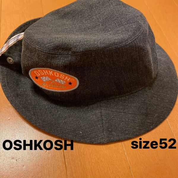 キッズ　OSHKOSH デニムハット　帽子　size52