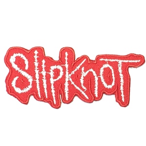 188 Slipknot スリップノット　ミニロゴ アイロン ワッペン　音楽 ハードコア ロック オルタナティヴ ラウドロック ラップ 刺繍