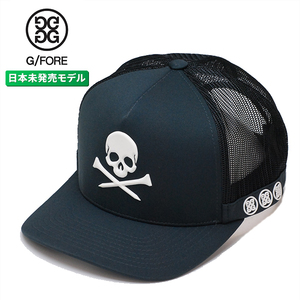 ジーフォア G FORE スカル アンド ティ メッシュ スナップバック キャップ チャコール ゴルフ G4 ジーフォー SKULL&T'S CAP キラー アンド