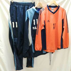 [ used ]FC Forester . warm-up windbreaker jacket pants practice put on #11 actual use supplied goods soccer 