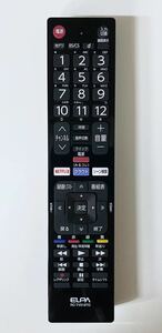 RMC-054【極美品】ELPA エルパ 東芝 レグザ用 TVリモコン RC-TV019TO 動作品 除菌済み 迅速発送