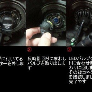 PHILIPS LED レクサス CT200h ZWA10系 LED ロービーム/ヘッドライトフォグ H11 12000LM ルーメン 3000K 6500K 8000K 車検対応の画像7