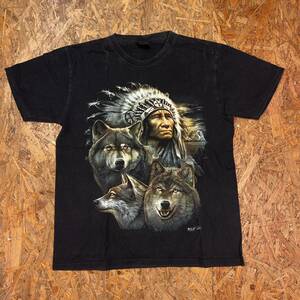 【Native American】ユーズド　Tシャツ★アメリカン　ネイティブ　インディアン★ヴィンテージ　古着