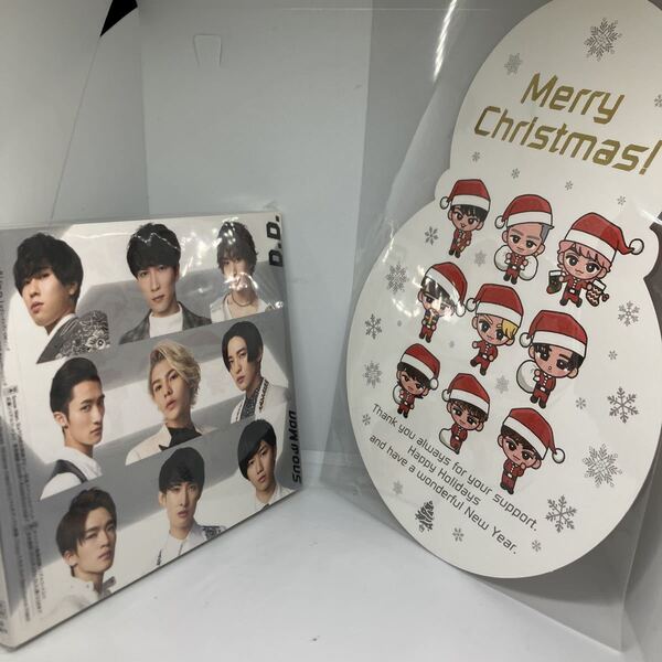 CD+DVD Snowman D.D. Sixtones 初回盤 クリスマスカード付 初回限定盤
