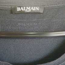 バルマンオム『BALMAIN　HOMME』エレファントプリント半袖Ｔシャツ　ブラック　M　国内正規品　ロングオーバーサイズ_画像3