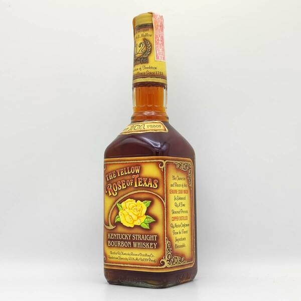 【全国送料無料】THE YELLOW ROSE OF TEXAS 12years old KENTUCKY STRASIGHT BOURBON WHISKEY　50.5度　750ml