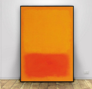 G1661 マーク・ロスコ　Mark Rothko　アートポスター　50×70cm　インテリア　海外輸入 　雑貨　キャンバス生地 E