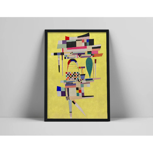 G1916 ワシリー・カンディンスキー Wassily Kandinsky キャンバスアートポスター 50×70cm イラスト インテリア 雑貨 海外製 枠なし 