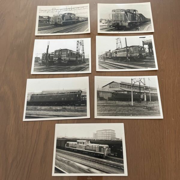 ディーゼル機関車　生写真　7枚セット