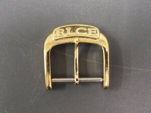 中古 セイコー シチズン カシオ バンビ エルセ ELCE 汎用 尾錠 美錠 ピンバックル 色: ゴールド 幅: 15mm 管理No.31596