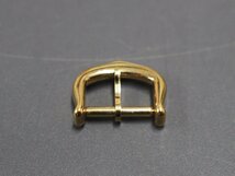 中古 セイコー シチズン カシオ 汎用 尾錠 美錠 ピンバックル 色: ゴールド 幅: 12mm 管理No.31715_画像2