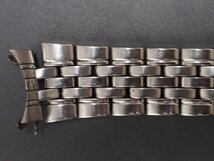 中古 セイコー SEIKO ファイブ 5 汎用 シルバー系 金属ブレスバンド ベルト 幅: 18mm 長さ: 165mm 品番: 3246-ZE 管理No. 31756_画像2