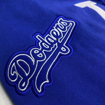 USA正規品 【3XL】 Mitchell&Ness ミッチェル＆ネス MLB ロサンゼルス ドジャース Team Origins プルオーバー パーカー 青 LA Dodgers_画像6