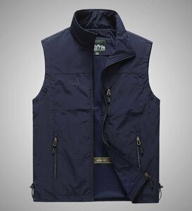 LHK1631★ベスト　撮影　釣り　登山用　メンズ　アウトドア　ジャケット　　多ポケット　作業服