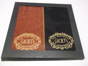 ☆　ガクト　Gackt　【　41バースディ　ハンドタオル 2枚セット　♪箱入り　】 新同美品♪