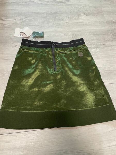 ランバンスポール　グリーン　38 ストレッチスカート 緑　Mサイズ