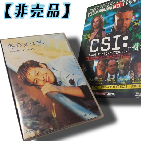 【非売品】冬のメロディ　&　CSI:科学捜査班シーズン4第1話「終末の淵まで」