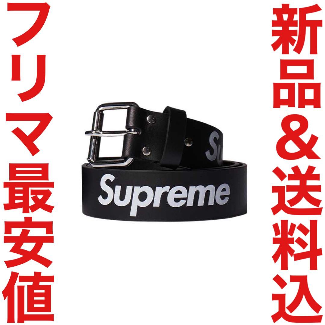 PayPayフリマ｜クーポン対応 Supreme Repeat Leather Belt 黒 L/XL 新品