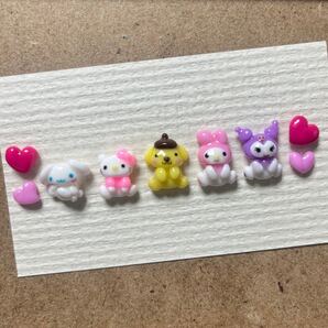 3dネイルパーツ【サンリオ パステルカラー 痛ネイルパーツ シナモロール 】