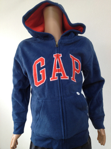 ■ＧＡＰ■新品■130■フリース■ロゴパーカー■ジップアップf02