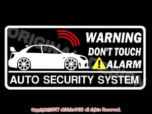 GDA_GDB F type Impreza [IMPREZA]WRX Sti 2005.6~2007.6 security sticker s