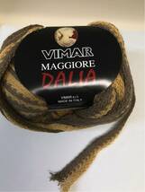 VIMAR　マッジョーレダリア　幅広テープ状　1個　色番193 茶　マスタード　黄色　ベージュ_画像1