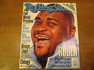 1709KK●洋雑誌 Rolling Stone ローリングストーン 929/2003.8.21●ルーベンスタッダード ストロークス チンギー リンプビズキット