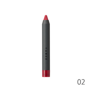 s Lee THREE* amplifier lifaido Spectrum lip crayons 02 FULL OF LOVE* limitation color lipstick * true red * new goods * genuine article 