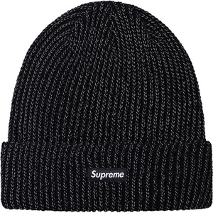 新品本物★【BLACK】★Reflective Loose Gauge Beanie リフレクティブ ルーズ ゲージ ビーニー 正規店購入 シュプリーム 限定 Supreme 17AW