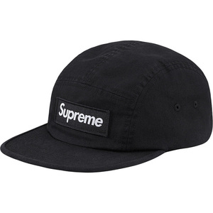 新品本物★【BLACK】★NYCO Twill Camp Cap Box ツイル キャンプ キャップ 正規店購入 レア 限定品 シュプリーム Supreme 2017A/W