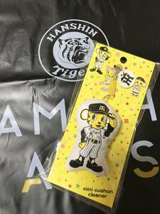 HANSHIN Tigers 公式品 阪神タイガース トラッキー ミニクッションクリーナー 携帯クリーナー ストラップ 縁日