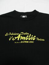 ☆美品☆ Amelie アメリ (Le Fabuleux Destin d'Amelie Poulain) Tシャツ☆古着 フランス映画 オドレイ・トトゥ ジャン＝ピエール・ジュネ_画像2