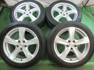 在庫★AGA 7.5J+55 5H108 ダンロップ ウィンターマックス 225/50R17 ボルボ V40 クロスカントリー V60 S60 V70 S80