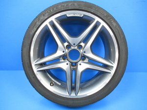 ベンツ Aクラス W176 AMG 純正 18X7.5J 52 112/5H A1764010302 ブリヂストン 225/40R18 18インチ タイヤ ホイール 1本 (g051937)