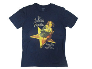 即決☆ THE SMASHING PUMPKINS スマッシングパンプキンズ 名盤『Mellon Collie And The Infinite Sadness』Tシャツ ネイビー SIZE:M