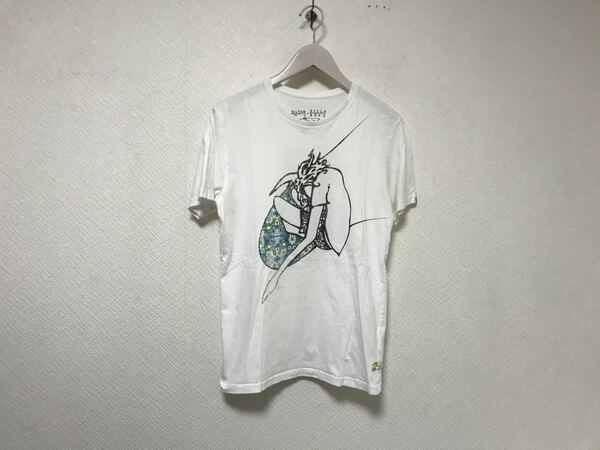 本物ビラボンBILLABONGコットンプリント半袖Tシャツメンズアメカジサーフスーツビジネス白ホワイトS