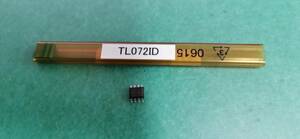 【TL072ID】 Texas InstrumentsJ-FET アンプ 2 回路 8-SOIC