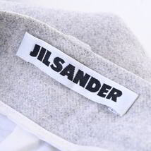 JIL SANDER ウール ストレッチ スカート 32 グレー ジルサンダー KL4CBHQU62_画像7