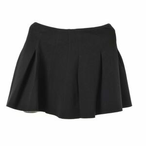  beautiful goods T by Alexander Wang bonding pleated skirt XS black tea bai Alexander one KL4CBALB66