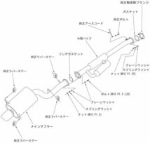 HKS スーパーターボマフラー スカイライン GF-ER34 31029-AN005 取付セット Super Turbo Muffler スポーツマフラー_画像4