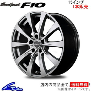 MID ユーロスピード F10 1本販売 ホイール シルビア【15×6J 5-114 INSET45】15系 EuroSpeed アルミホイール 1枚 単品