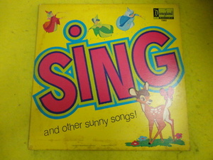 DisneyLand - Sing And Other Sunny Songs! オリジナル原盤 US LP 名盤 Disneyland 1360