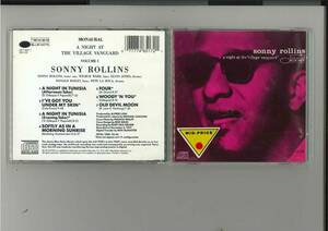 CD-SONNY　ROLLINS　A NIGHT ATTFEVILLAGE VANGUARD　VOL1 BLUE　NOTE