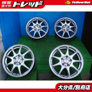 4本 中古 バドックス DOS 16x 6.5J +50 5H114.3 RAV4 アイシス イプサム エスティマ クラウン ブレイド ヤリスクロス エクストレイル CX-3