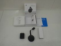 ☆営FU569-60-M　Google Chromecast 正規品 第三世代 2K対応 チャコール GA00439-JP　中古現状品_画像4