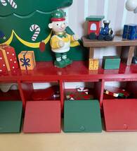 【美品】Christmas Wooden ADVENT CALENDAR 24days 木製クリスマスアドベントカレンダー クリスマスツリー 飾り サンタ カウントダウン_画像6